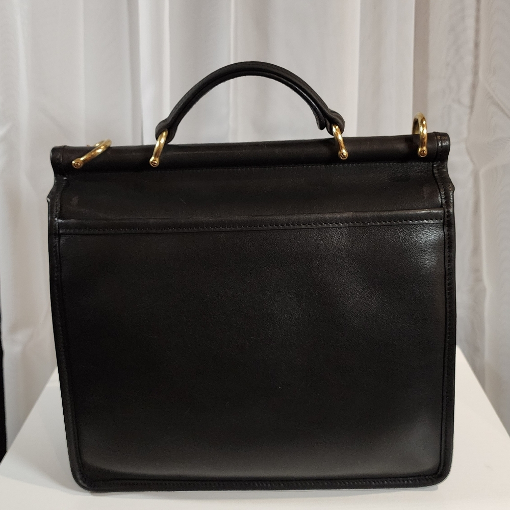 SOLD Vintage Coach Black/Brass Willis #9927 - Picture 7 of 17